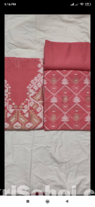 Dhakaiya jamdani three piece for sale